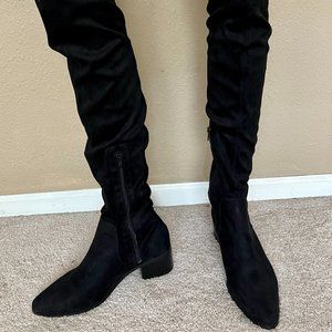 Black Over the Knee boot, Size 10, Never worn